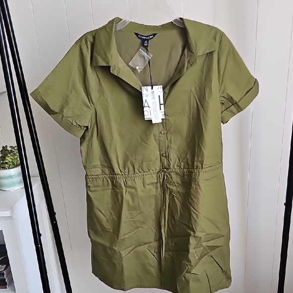 41 Hawthorn Olive Green Dress - Picture 1 of 3